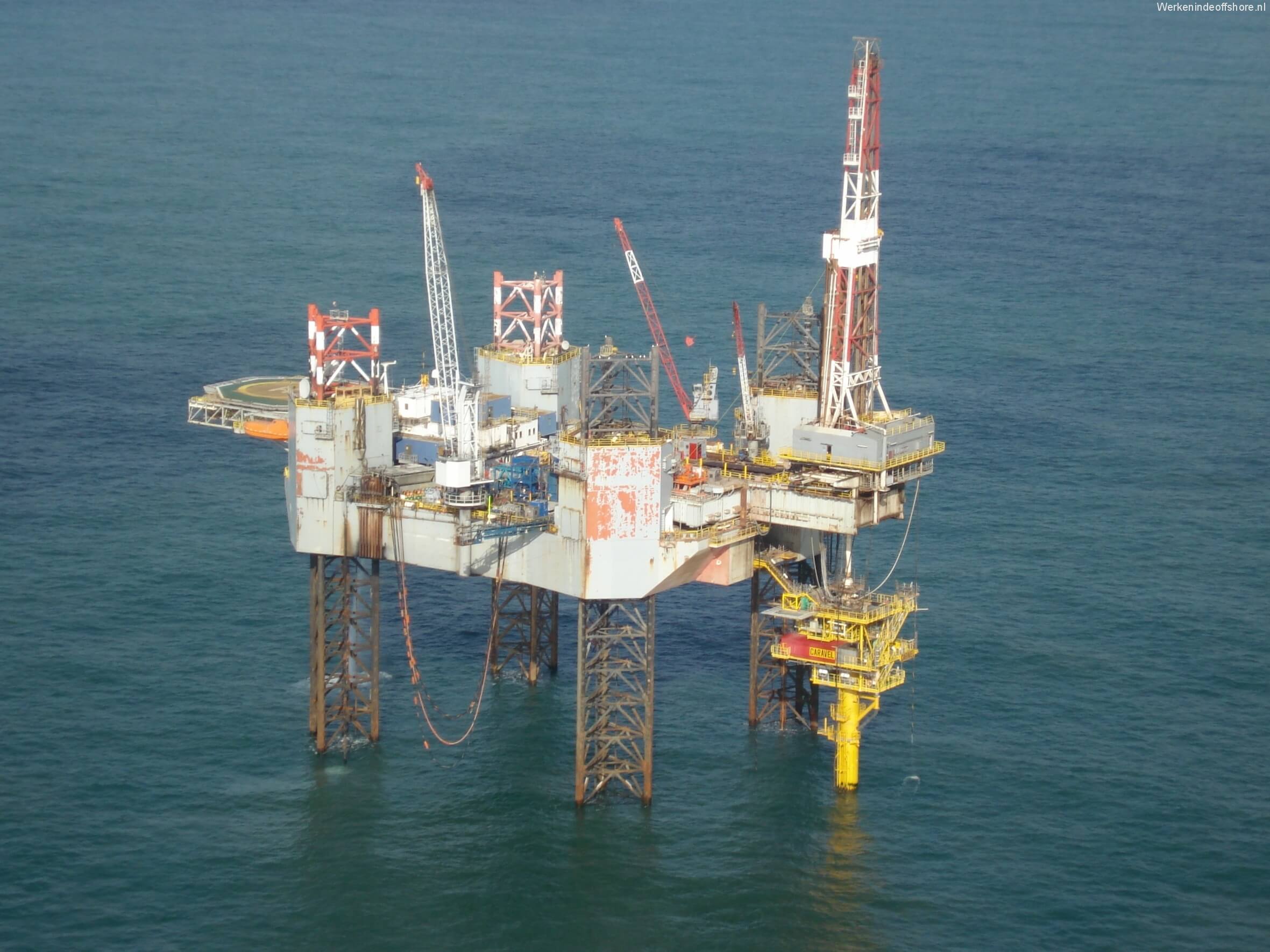 Unmanned North Sea monopile platform Drilling - JB v Doesburg