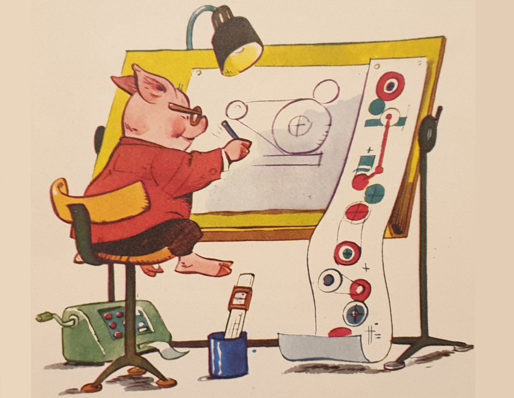 Wat wil ik later worden mijn inspiratie Engineer-varken