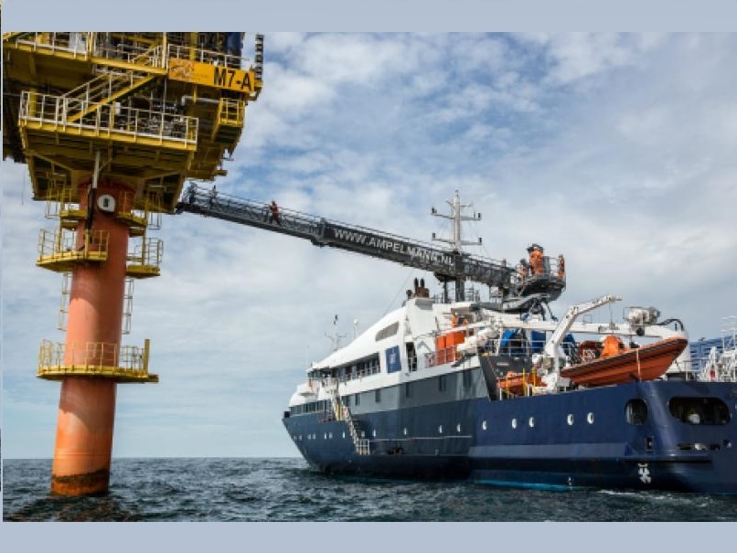 Unmanned North Sea monopile platform - JB v Doesburg
