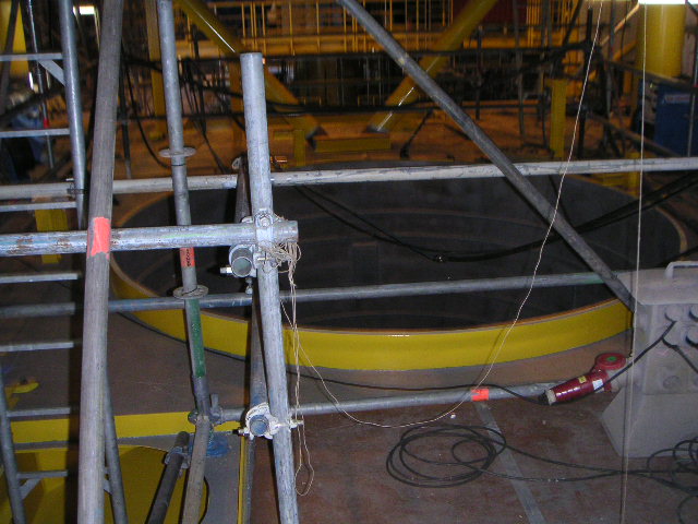 Unmanned North Sea monopile platform detail - JB v Doesburg